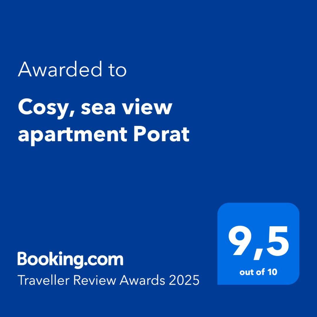 Cosy, Sea View Apartment Porat Porat  Bagian luar foto